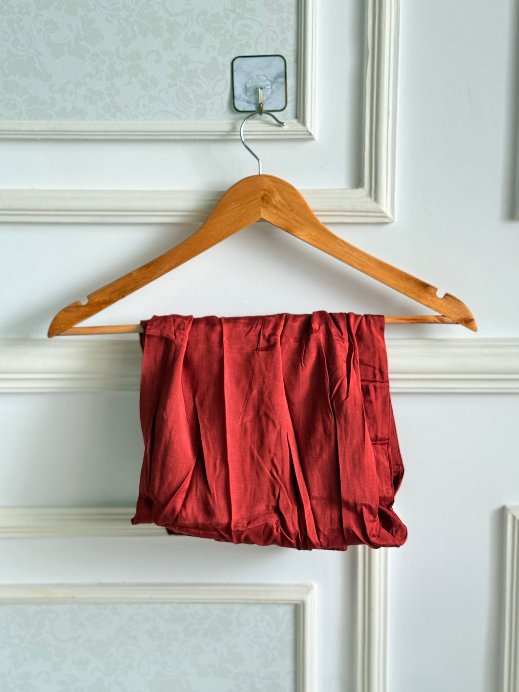 Rust Orange Chinnon Suit Set