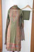 Pakistani Olive Green Suit