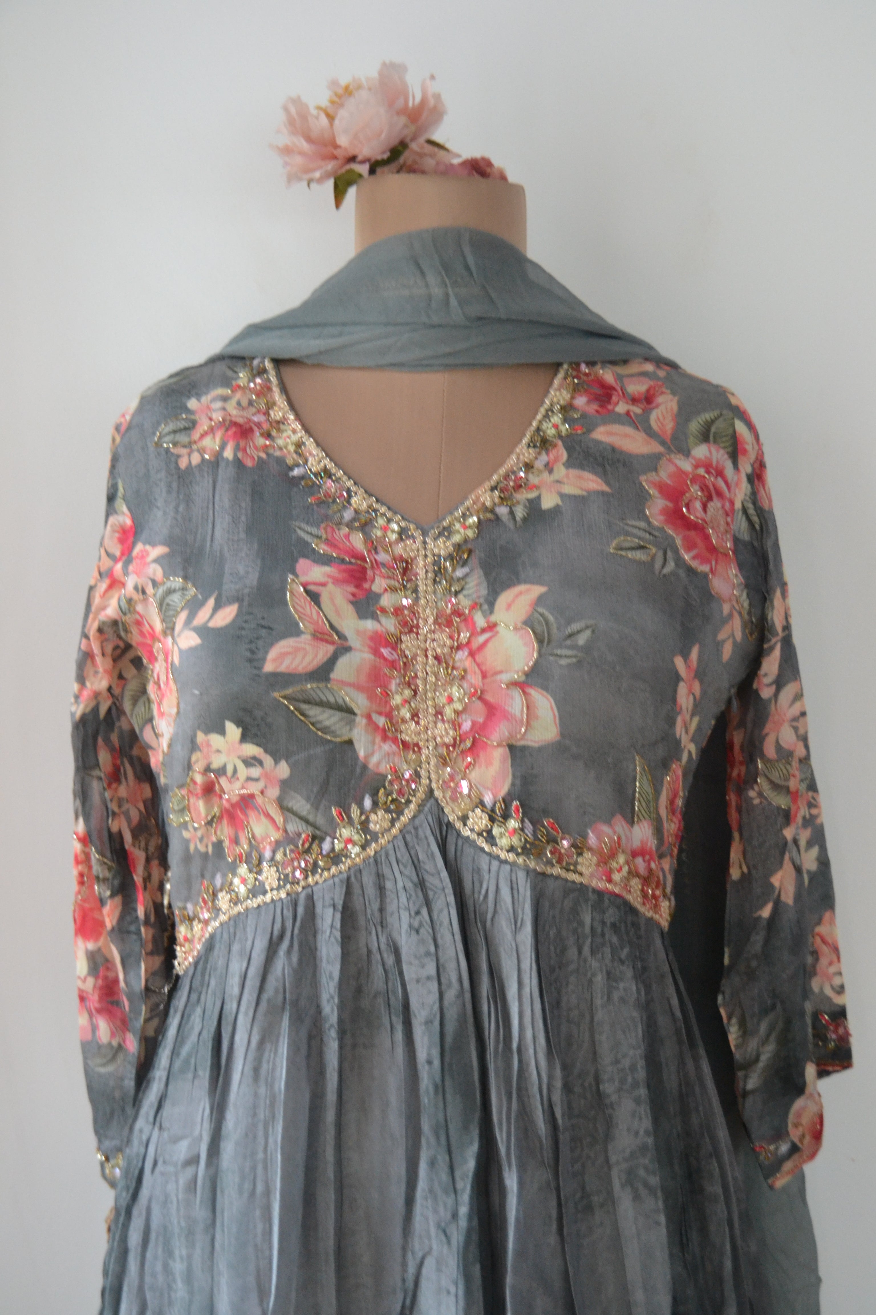 Grey Chinnon Maxi