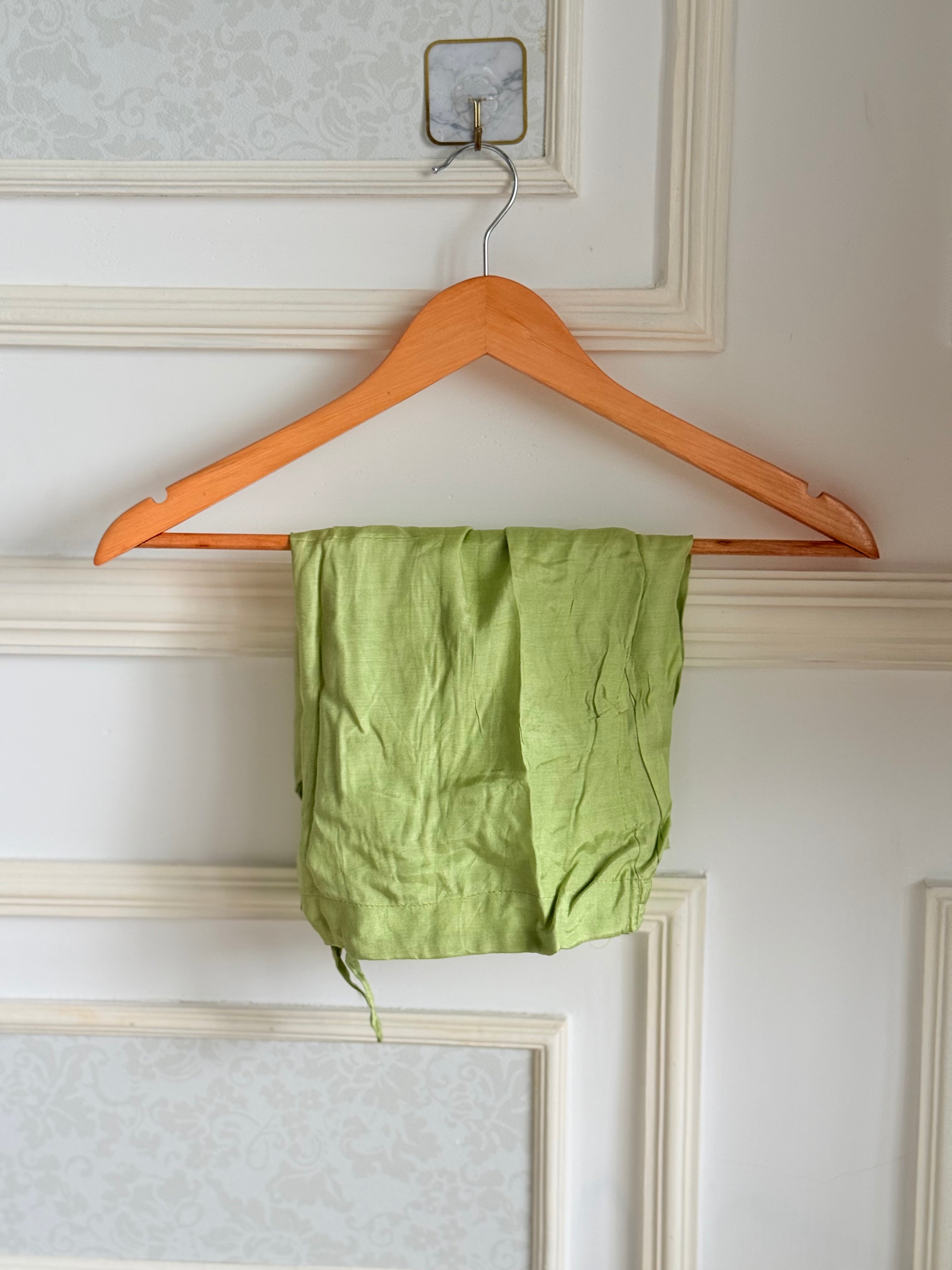 Pastel Green Organza Suit Set