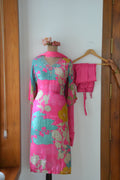 Blooming Hot Pink Crepe Suit
